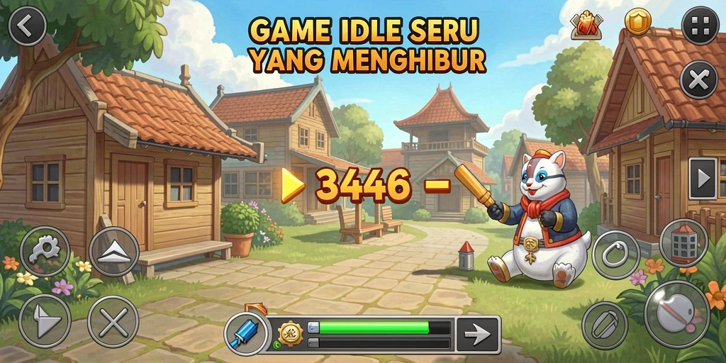 Tangkapan layar menunjukkan gameplay seru di 3446 dengan grafik menarik.