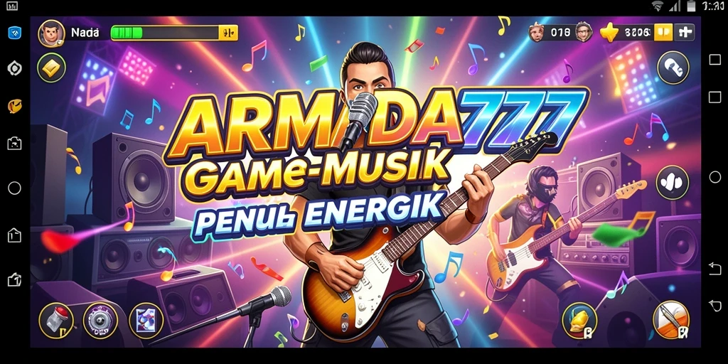 Gameplay ARMADA777 yang dinamis dan penuh warna.