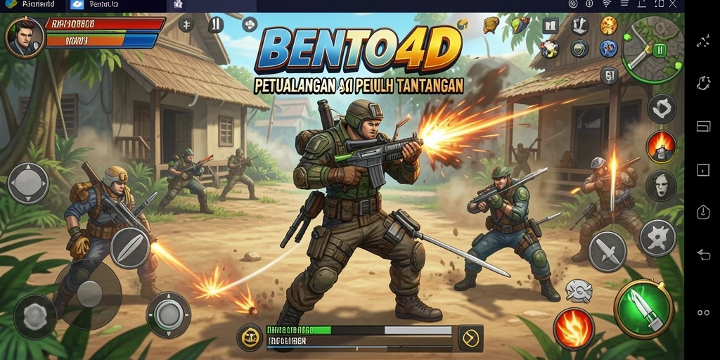 Screenshot BENTO4D menampilkan aksi mendebarkan dalam gameplay yang seru.
