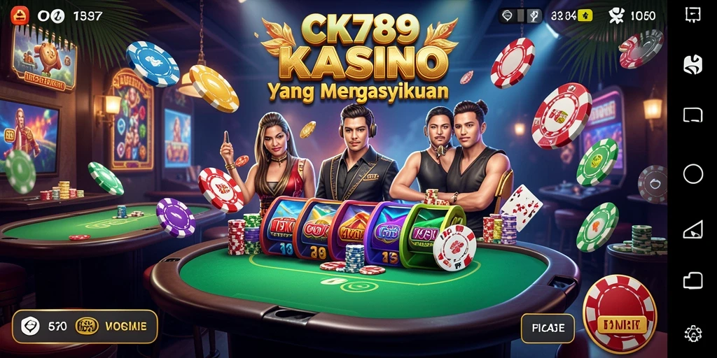Tampilan menarik dari gameplay Kasino di CK789.