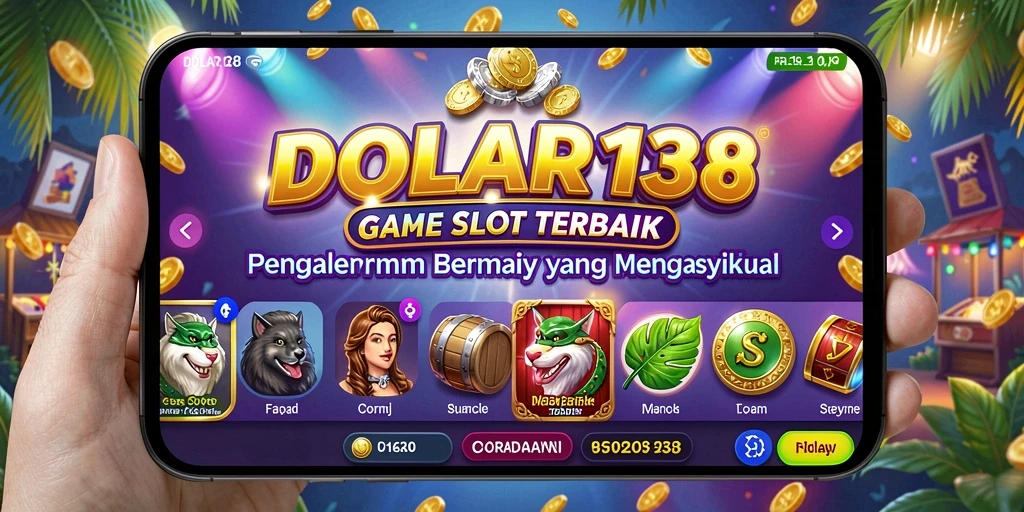 Screenshot DOLAR138 menampilkan gameplay Slot yang penuh warna dan interaktif.