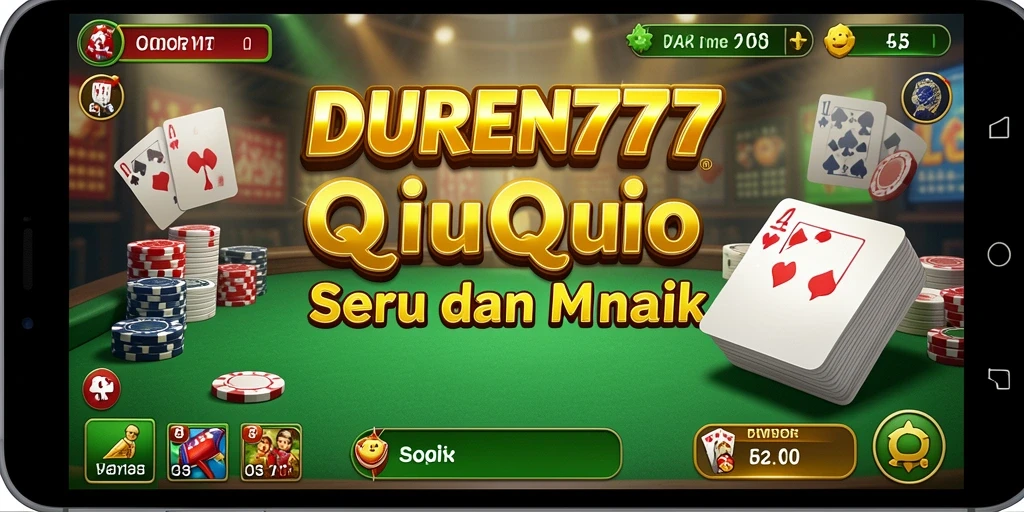 Gameplay seru QiuQiu dalam DUREN777.