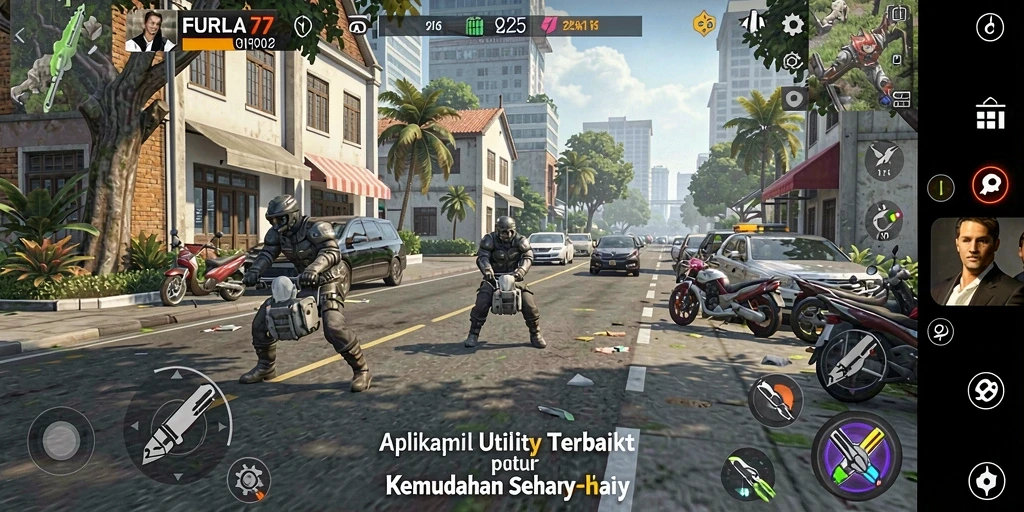Tampilan antarmuka FURLA77 yang ramah pengguna dan menarik.