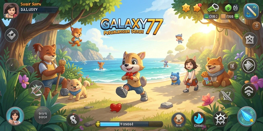 Gameplay seru dengan tantangan menakjubkan di GALAXY77.