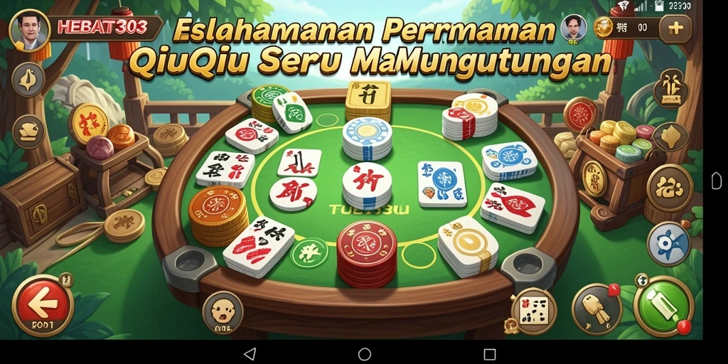 Tangkapan layar HEBAT303 menampilkan aksi seru dalam permainan QiuQiu.