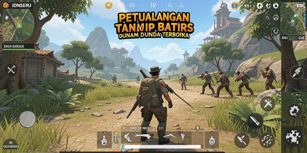 Tampilan gameplay epik dalam dunia terbuka IDNSERU.
