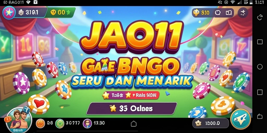 Screenshot game JAGO11 yang menunjukkan gameplay menarik Bingo.