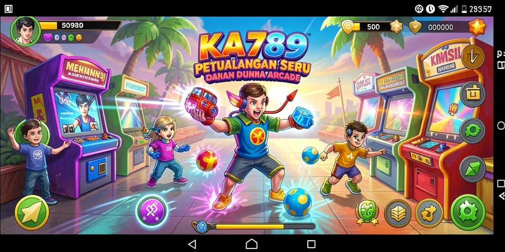 Tangkapan layar KA789 menampilkan aksi seru gameplay Arcade yang menarik.