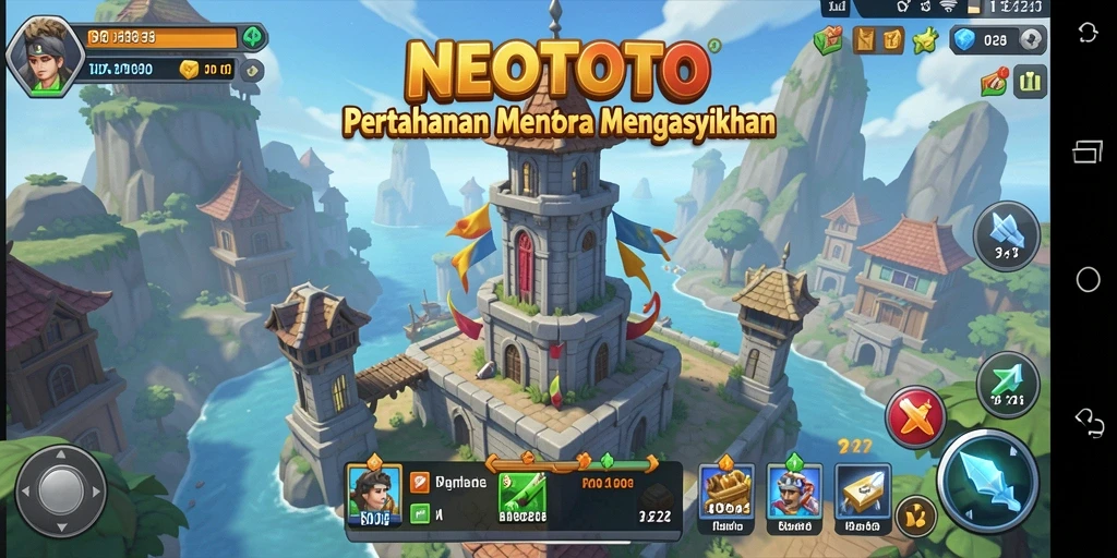 Tampilan gameplay NEOTOTO yang sangat seru dan menegangkan.