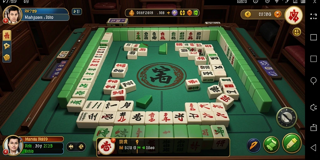 Screenshot utama RR789 menampilkan gameplay Mahjong yang menarik dan seru.