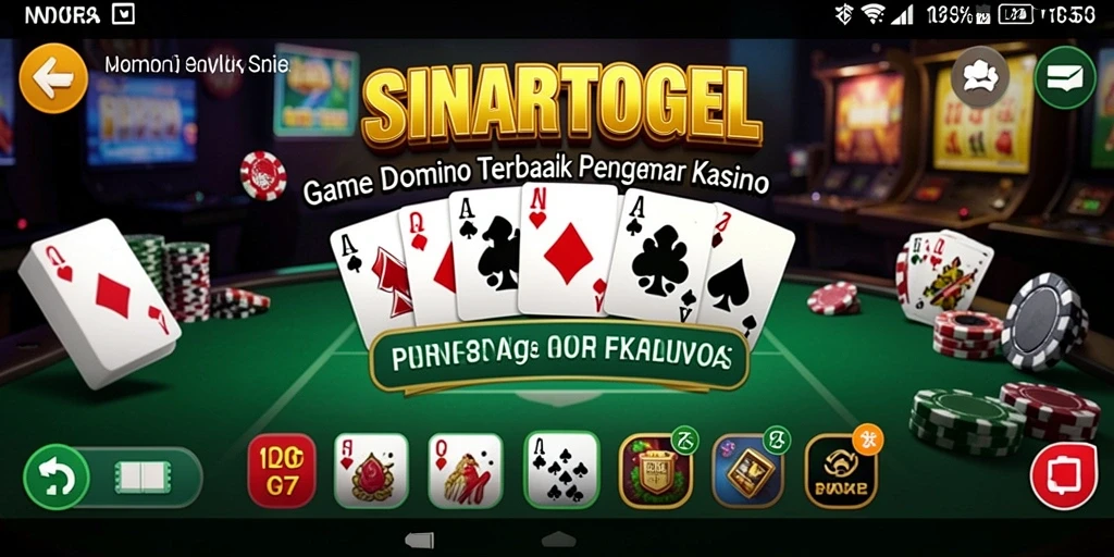Tampilan gameplay yang menarik dan interaktif dari SINARTOGEL.