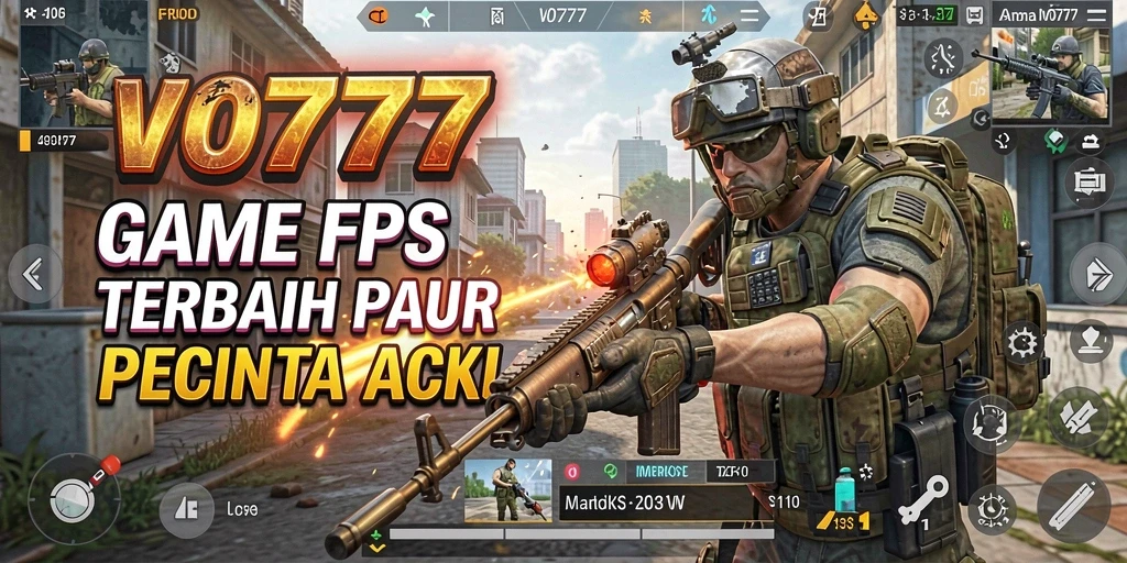 Screenshot menampilkan aksi intens dalam gameplay VO777.