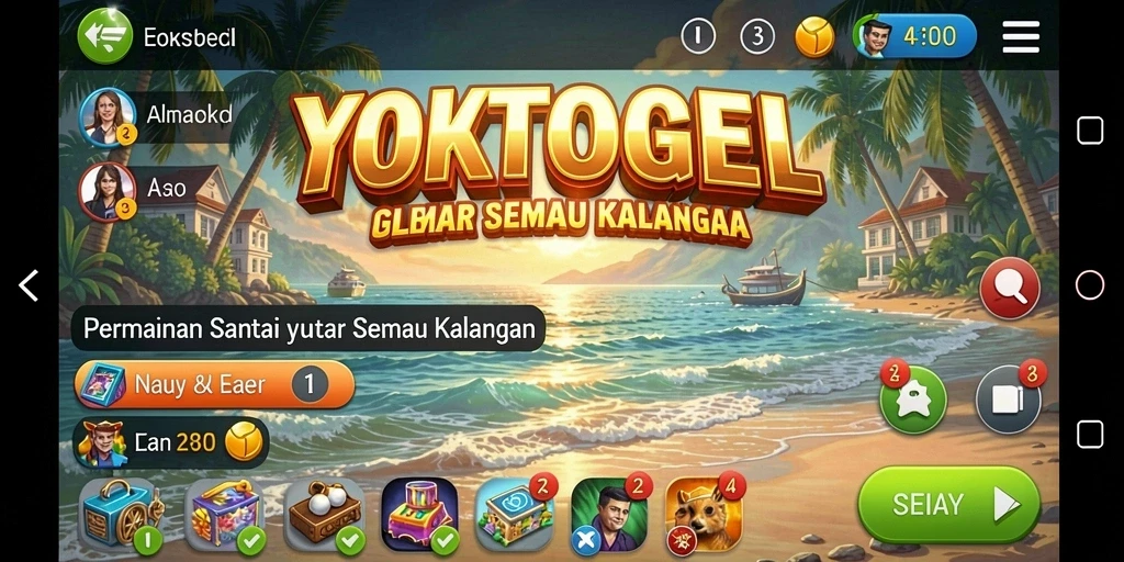 Tampilan permainan YOKTOGEL yang menarik dan mudah dimainkan.